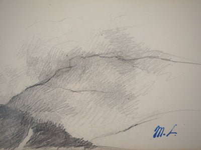 Marie LAURENCIN : Paysage - Dessin
