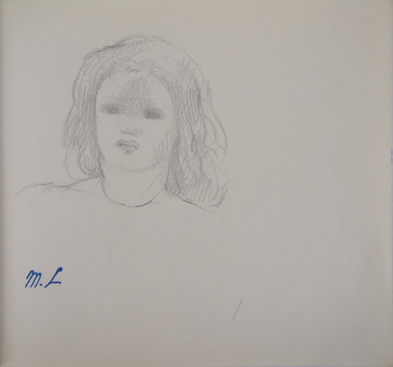 Marie LAURENCIN : Portrait de la fille - Dessin