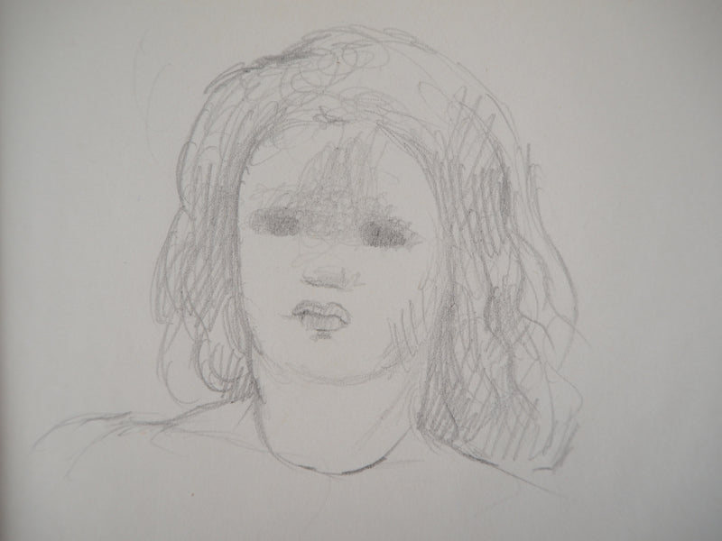 Marie LAURENCIN : Portrait de la fille - Dessin (détail)