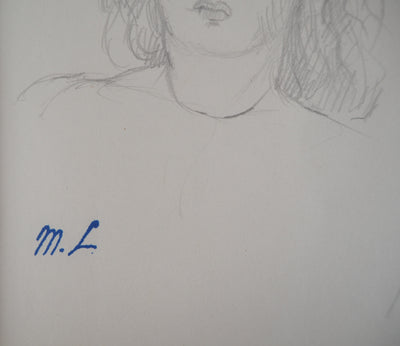 Marie LAURENCIN : Portrait de la fille - Dessin (détail)