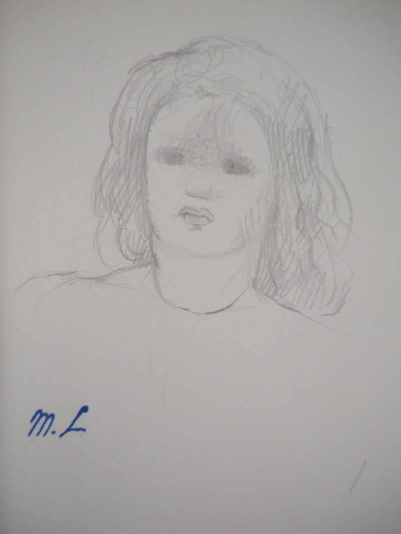 Marie LAURENCIN : Portrait de la fille - Dessin (détail)