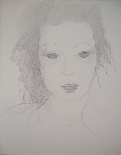 Marie LAURENCIN : Rêveuse - Dessin (détail)