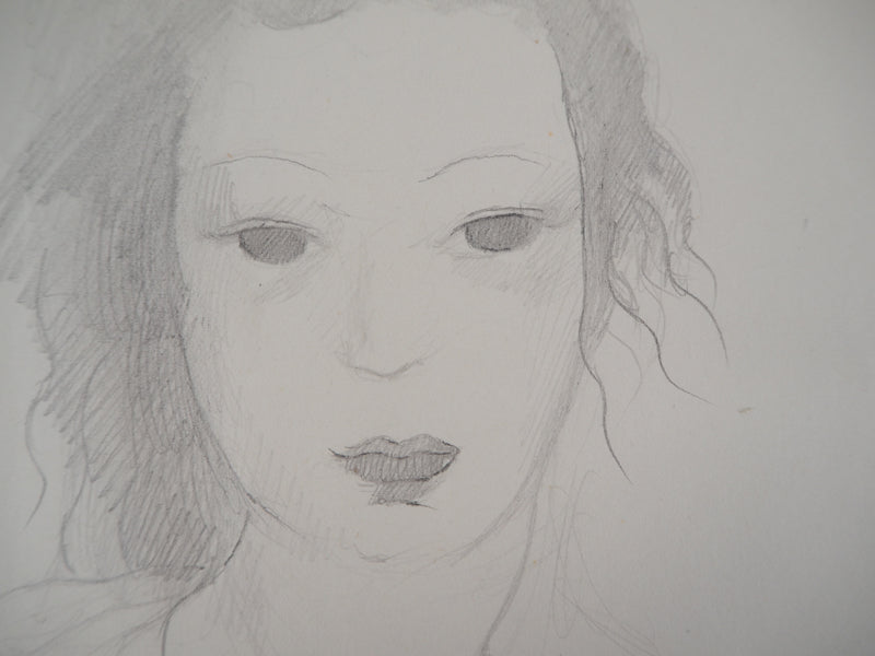 Marie LAURENCIN : Rêveuse - Dessin (détail)
