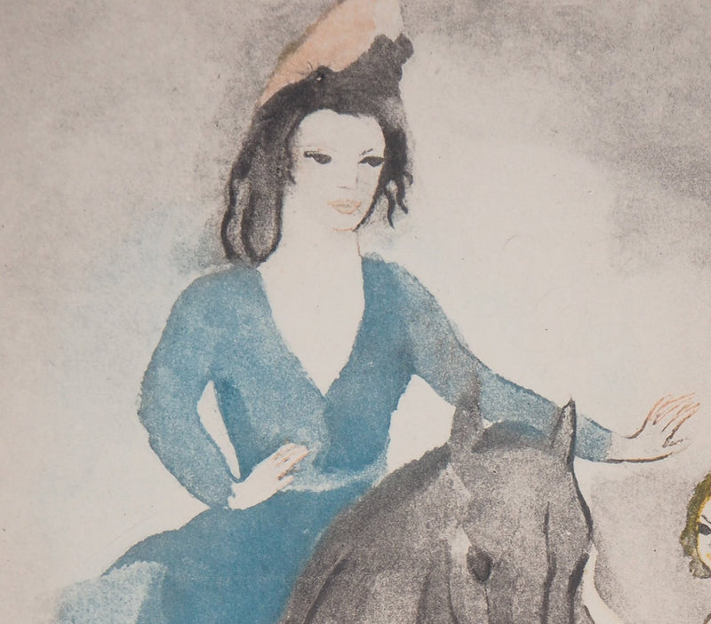 Marie LAURENCIN : Dialogue sur la danse - Gravure (détail)