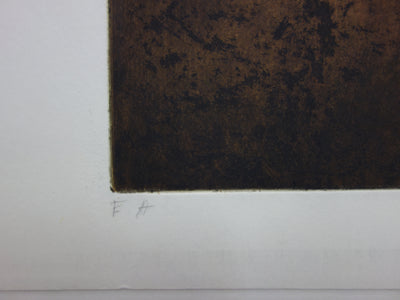 Véronique LAURENT-DENIEUIL : Jeux d'ombres - Gravure (détail)