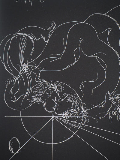 Meyer LAZAR : Cantique des Cantiques, Amour astronomique, Gravure originale (photo de détail 3) - Crédit photo : Galerie Art.Paris