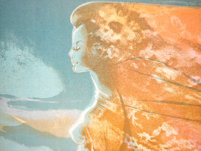 Pierre LE COLAS : Femme vaporeuse - Lithographie (détail)