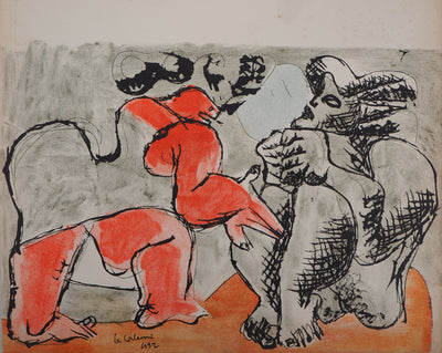  LE CORBUSIER : Arguments, Lithographie originale (photo de détail 3) - Crédit photo : Galerie Art.Paris