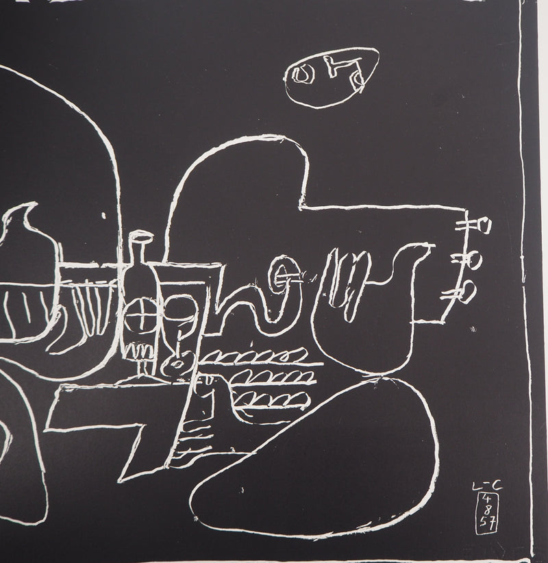  LE CORBUSIER : Deux Musiciennes, 1957 - Lithographie (détail)