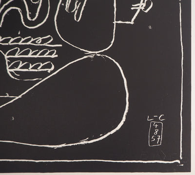  LE CORBUSIER : Deux Musiciennes, 1957 - Lithographie (détail)
