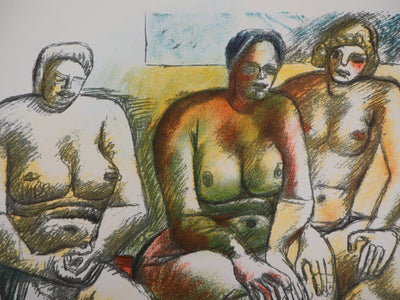  LE CORBUSIER : Trois nus, Lithographie originale (photo de détail 4) - Crédit photo : Galerie Art.Paris