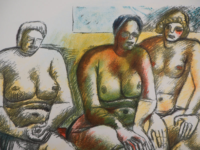  LE CORBUSIER : Trois nus, Lithographie originale (photo de détail 4) - Crédit photo : Galerie Art.Paris