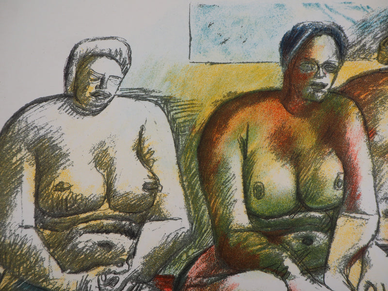  LE CORBUSIER : Trois nus, Lithographie originale (photo de détail 5) - Crédit photo : Galerie Art.Paris