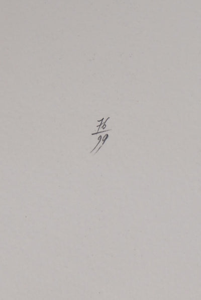 Alain LE YAOUANC : Korkozégone - Lithographie (détail)