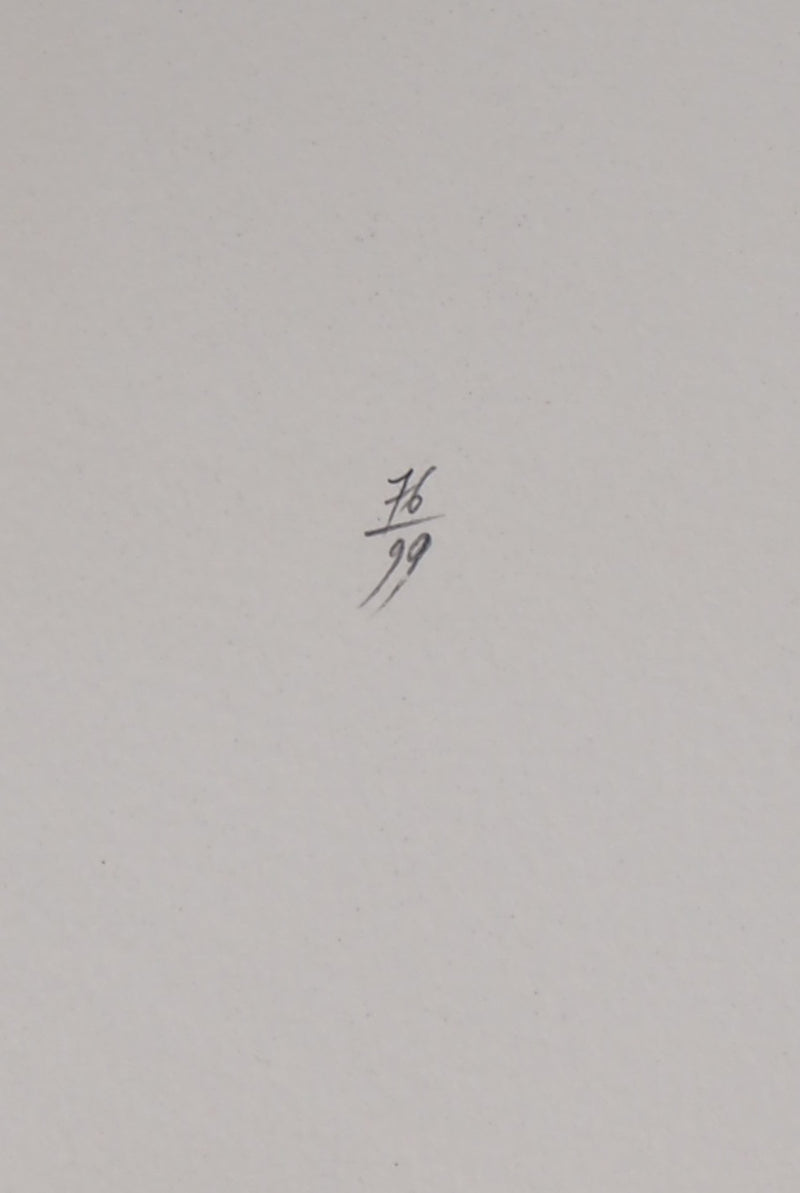 Alain LE YAOUANC : Korkozégone - Lithographie (détail)