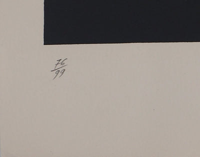 Alain LE YAOUANC : Meliastenibis - Lithographie (détail)