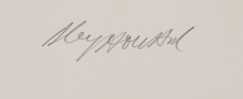 Alain LE YAOUANC : Monutens - Lithographie (détail)