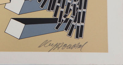 Alain LE YAOUANC : L'univers infini - Lithographie (détail)