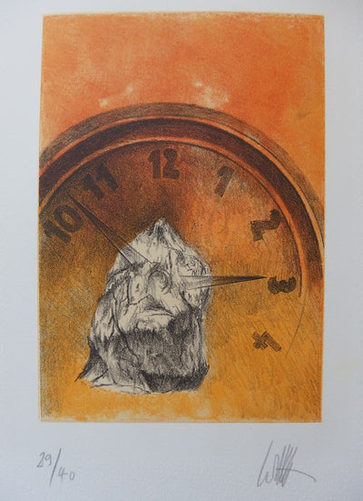 Jean LECOULTRE : Le temps - Lithographie