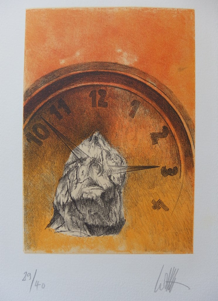 Jean LECOULTRE : Le temps - Lithographie