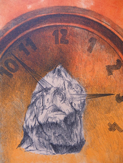 Jean LECOULTRE : Le temps - Lithographie (détail)