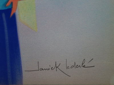 Janick LEDERLE : Femmes du Guatemala - Lithographie (détail)