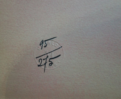 Janick LEDERLE : Marché coloré - Lithographie (détail)