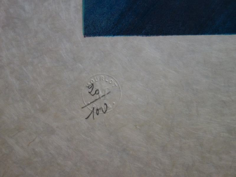 Janick LEDERLE : Pannier fantastique - Lithographie (détail)