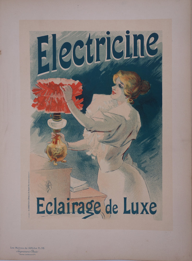 Lucien LEFEVRE : Electricine, 1897 - Affiche (détail)