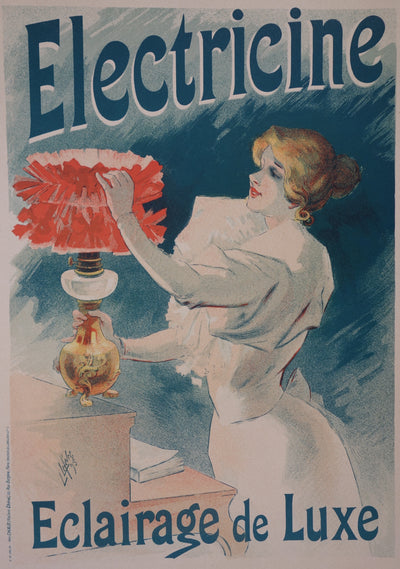 Lucien LEFEVRE : Electricine, 1897 - Affiche (détail)