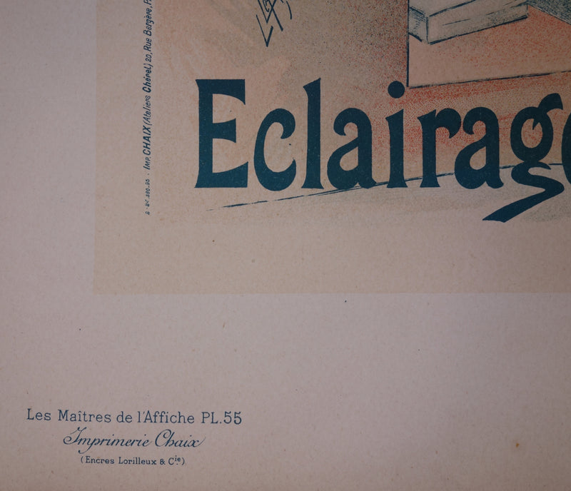 Lucien LEFEVRE : Electricine, 1897 - Affiche (détail)