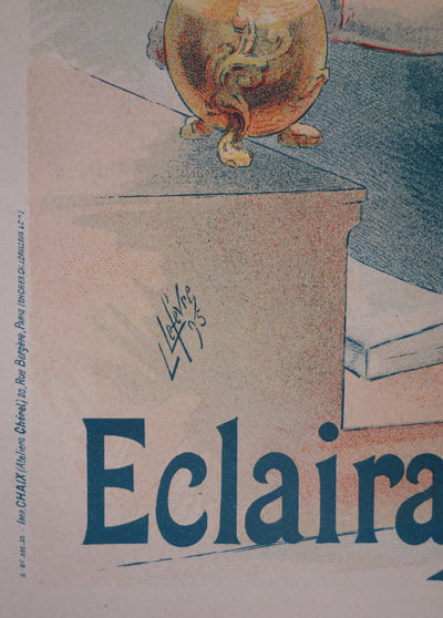 Lucien LEFEVRE : Electricine, 1897 - Affiche (détail)