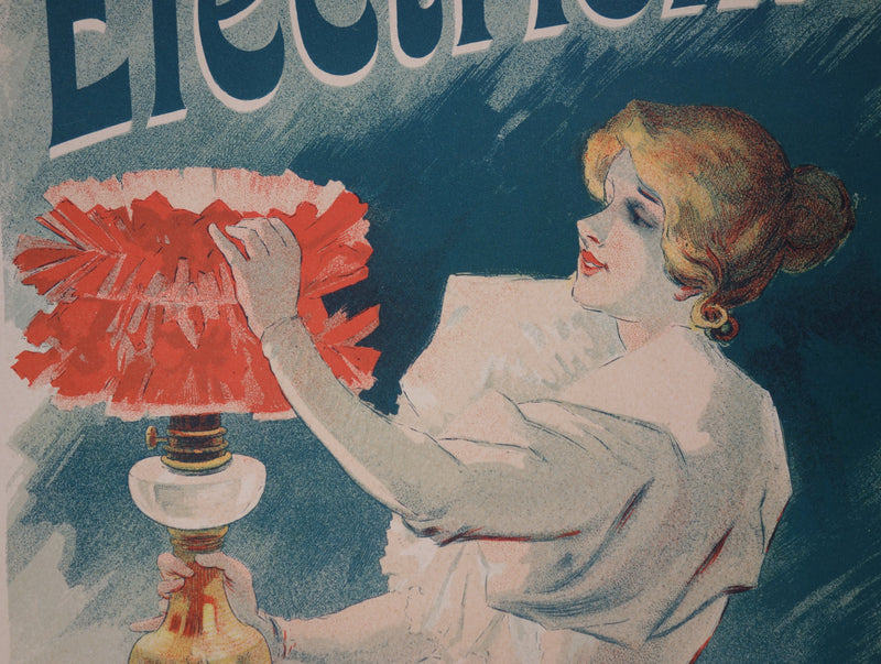 Lucien LEFEVRE : Electricine, 1897 - Affiche (détail)