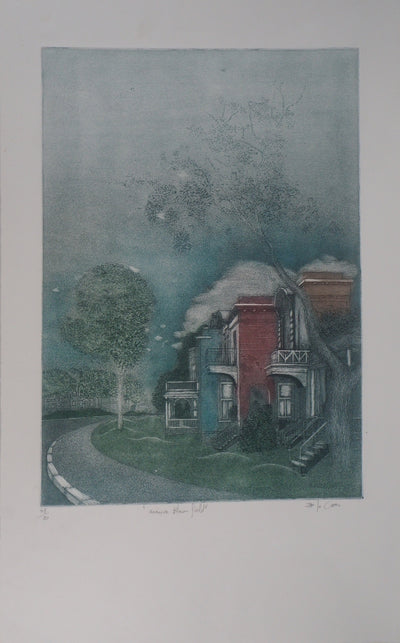 Ian LEGWEN : Avenue Bloomfield - Gravure