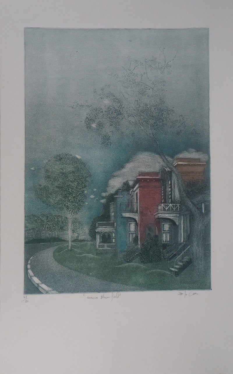 Ian LEGWEN : Avenue Bloomfield - Gravure