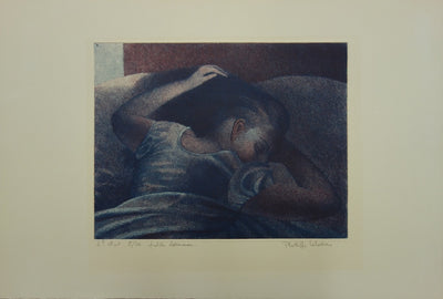 Philippe LELIEVRE : Petite dormeuse - Gravure