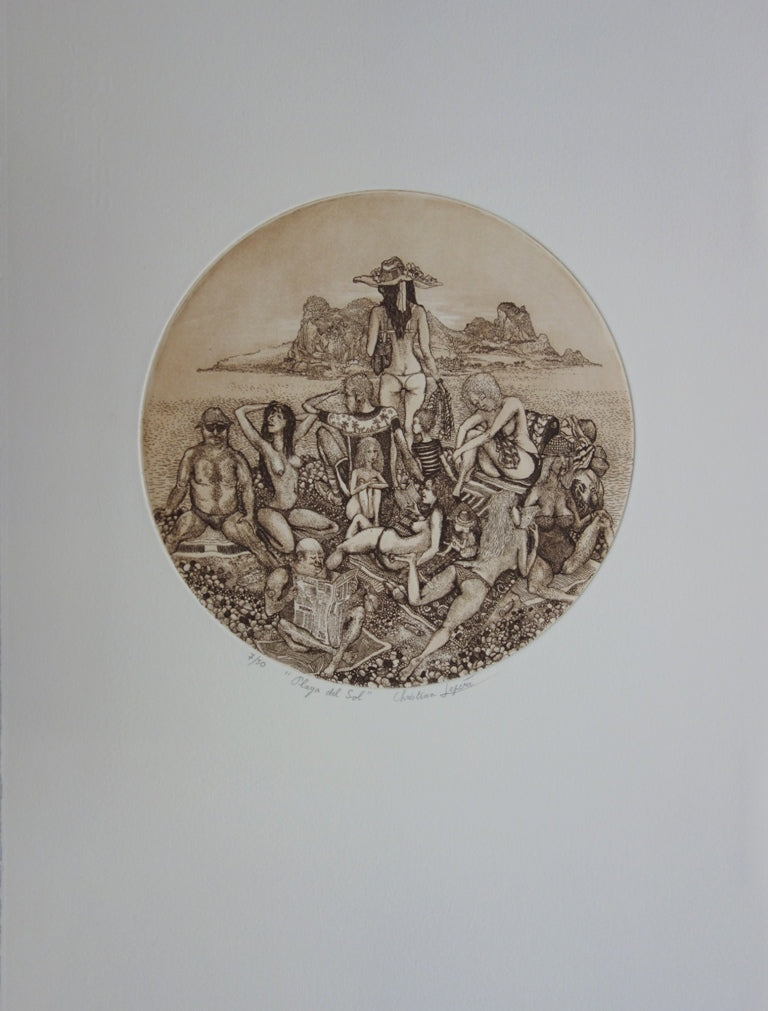 Christian LEPERE : Playa del sol - art