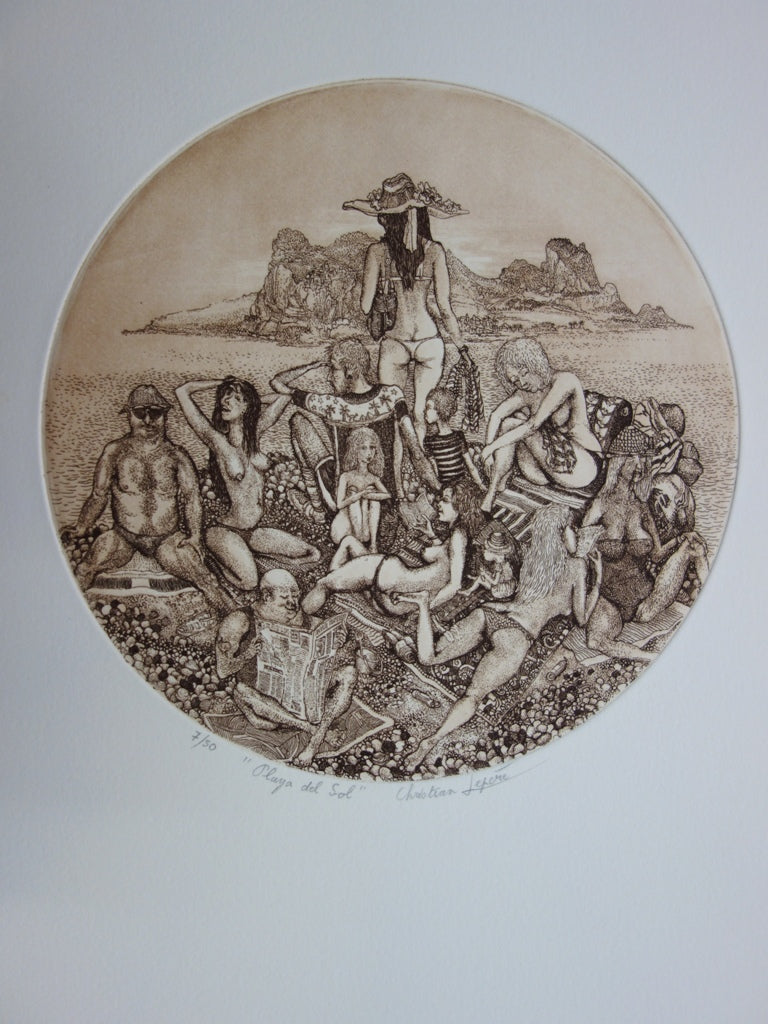 Christian LEPERE : Playa del sol - art (détail)