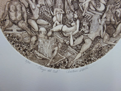 Christian LEPERE : Playa del sol - art (détail)