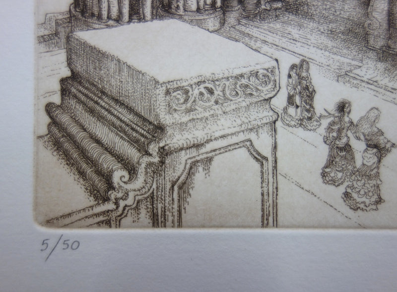 Christian LEPERE : Retour aux sources - Gravure (détail)