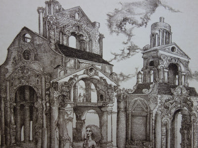 Christian LEPERE : Retour aux sources - Gravure (détail)