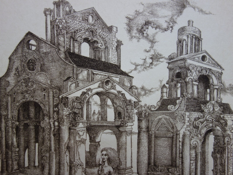 Christian LEPERE : Retour aux sources - Gravure (détail)