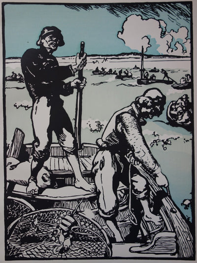 Auguste LEPERE : Auguste Lepère - Lithographie (détail)