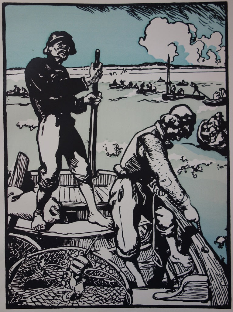 Auguste LEPERE : Auguste Lepère - Lithographie (détail)