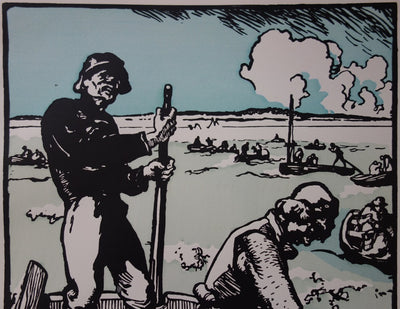 Auguste LEPERE : Auguste Lepère - Lithographie (détail)