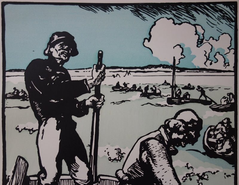 Auguste LEPERE : Auguste Lepère - Lithographie (détail)
