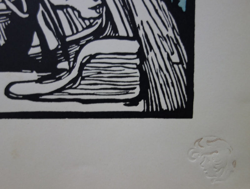 Auguste LEPERE : Auguste Lepère - Lithographie (détail)