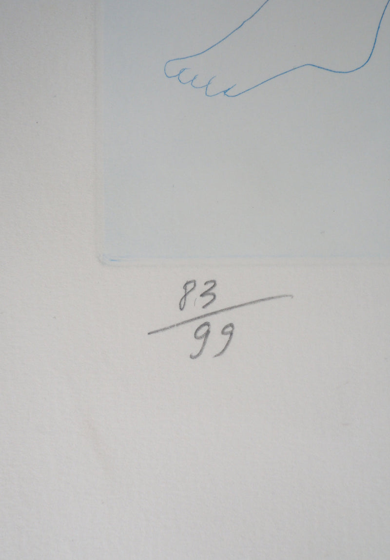  LEPRIEURE : Agnès, Jeune-fille au chapeau - Gravure (détail)