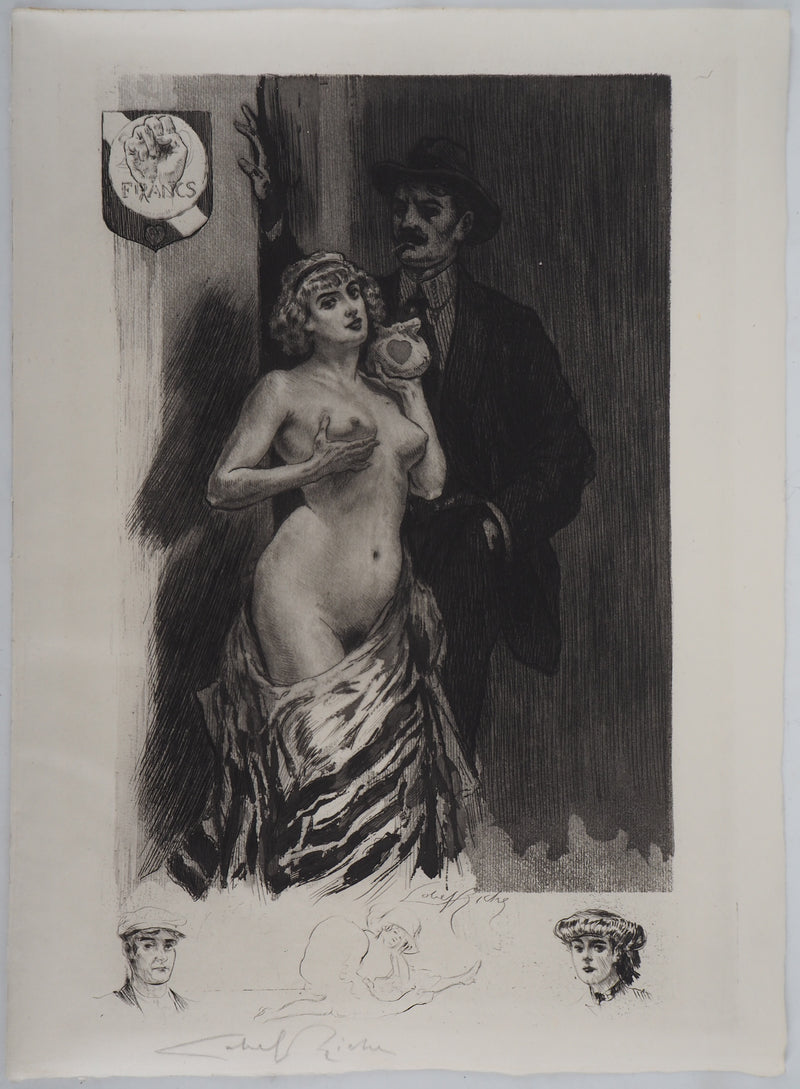 Alméry LOBEL-RICHE : La proposition - Gravure