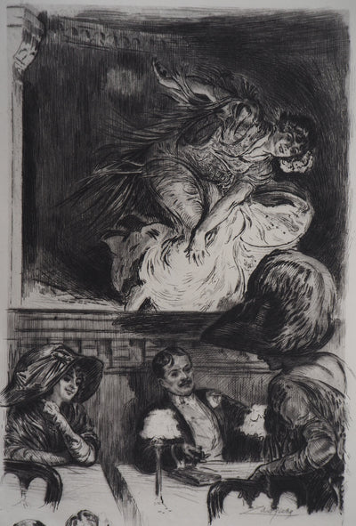 Alméry LOBEL-RICHE : Sur scène - Gravure